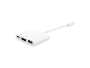 Comprar Adaptador USB-C EQUIP 133461: HDMI Hembra, USB-C PD 60W, USB-A Adaptador USB-C EQUIP 133461: HDMI Hembra, USB-C PD 60W, USB-A