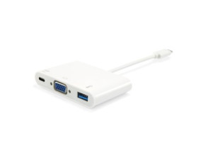 Comprar ADAPTADOR USB-C EQUIP 133462 A VGA USB-A 3.0 USB-C PD 60W HEMBRA ADAPTADOR USB-C EQUIP 133462 A VGA USB-A 3.0 USB-C PD 60W HEMBRA
