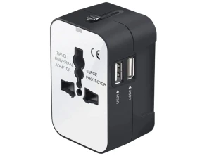 Comprar Adaptador Universal de Viagem com 2x USB Adaptador Universal de Viagem com 2x USB
