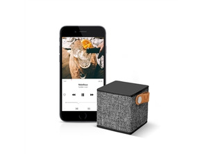 Altofalante Bluetooth  Rockbox Cube Fabric Edition Concrete Fresh 'n Rebel