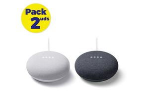 Comprar Altavoz Google NEST Mini Carbón / Tiza Pack 2 min (independientes) Altavoz Google NEST Mini Carbón / Tiza Pack 2 min (independientes)