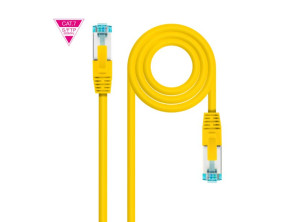 Comprar Cabo de Rede Cat7 Latiguillo 600MHz LSZH SFTP PIMF Amarelo 2M - Nanocable Cabo de Rede Cat7 Latiguillo 600MHz LSZH SFTP PIMF Amarelo 2M - Nanocable