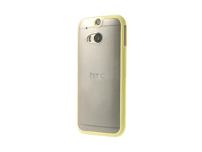 Carcaça protetora para HTC One M8 Amarelo