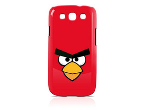 Carcaça para Samsung Galaxy SIII Angry Birds Vermelha
