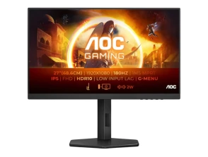 AOC G4 27G4X Monitor 27 FullHD IPS G-SYNC 180 Hz Preto