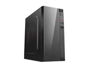 CAIXA MICROATX APPROX APPC-203 NEGRO - 2x3.5” 2x2.5” 1xUSB2.0 1xUSB3.0 - GRAFICA MAX. 260 mm