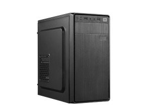 CAIXA MICROATX APPROX APPC-301 COLOR NEGRO | 3x3.5” 2x2.5” | 1xCDROM 1xUSB2.0 1xUSB3.0 GRAF. MAX. 340 mm