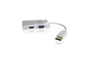 ADAPTADOR DISPLAYPORT A HDMI - VGA - DVI APPROX APPC37