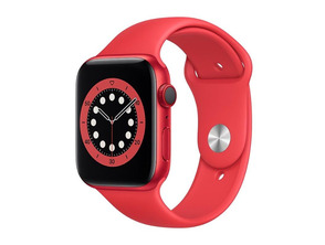 Apple Watch S6 44MM Rojo con correa roja Sport Band M09C3TY/A