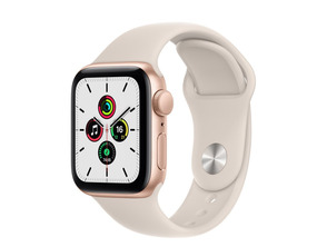 Apple Watch SE 2021 GPS 40mm Aluminio dorado Correa Blanco Estrella