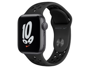 Apple Watch SE Nike GPS 40 mm Gris Correio Correa Deportiva Nike Antracita Negro