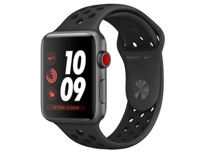 Apple Watch Série 3 Nike GPS Cell 38mm Cinza Espacial