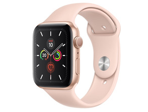 Apple Watch Series 5 44mm GPS Aluminio oro con correa Rosa Arena Sport MWVE2TY/A