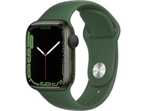 Apple Watch Series 7 GPS 41 mm Caja Aluminio en Verde / Correa deportiva Verde Trebol
