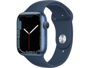 Apple Watch Series 7 GPS 45mm Caja Aluminio Azul / Correa Deportiva Azul Abismo