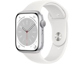 Apple Watch Series 8 GPS 45mm Plata / Correa Blanco