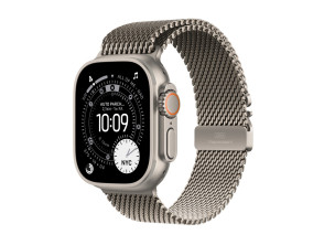 APPLE WATCH ULTRA 3 CAJA TITANIO NATURAL 49mm CORREA LOOP MILANESE NATURAL L - Correa Milanese L