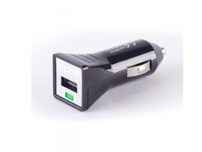 Carregador USB Coche Preto 1A