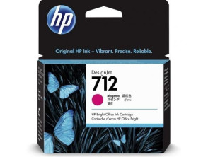 Cartucho de Tinta HP no712 - Original e Confiabl - Magenta