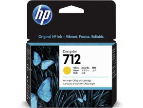 Cartucho de Tinta HP no712 - Original e Confiabl - Amarelo
