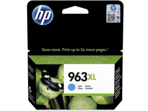 Cartucho de Tinta HP 963 XL Original - Capacidade Alta - Cian