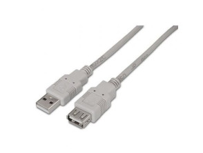 Comprar Cabo Alargador USB 2.0 Aisens A101-0012 1m - Alta Velocidade Cabo Alargador USB 2.0 Aisens A101-0012 1m - Alta Velocidade