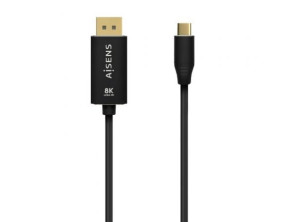 Cabo Conversor DisplayPort 8K 60HZ USB Tipo-C Macho - Displayport Macho