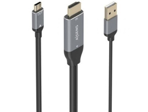 Cabo Conversor HDMI USB Tipo-C, Aisens A109-0871 - 1.8m