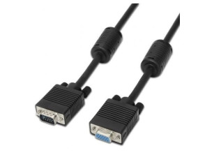 Cabo Alargador VGA Macho a VGA Hembra 1.8m - Alta Velocidade 10Mbps