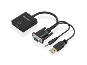 Cabo Conversor Aisens SVGA a HDMI com USB - 20cm