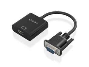 Cabo Conversor VGA a HDMI com Jack 3.5 e MicroUSB - 20cm