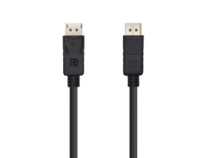 Cabo DisplayPort 1.2 4K Aisens A124-0388/ DisplayPort Macho - DisplayPort Macho/ Até 5W/ 2300Mbps/ 10 m