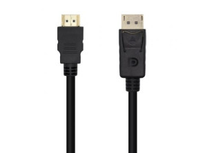 Comprar Cabo Conversor DisplayPort a HDMI Aisens A125-0459 1m - 5W 2300Mbps Cabo Conversor DisplayPort a HDMI Aisens A125-0459 1m - 5W 2300Mbps