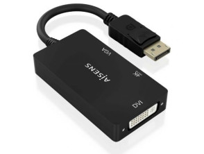 Comprar Cabo Conversor Aisens A125-0861 DisplayPort Macho a VGA DVI HDMI 4K Hembra - 15cm Cabo Conversor Aisens A125-0861 DisplayPort Macho a VGA DVI HDMI 4K Hembra - 15cm