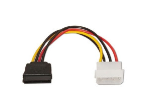 Comprar Cabo de Alimentação SATA Aisens A131-0158 Molex 4 PIN Macho a SATA Hembra - 54W Cabo de Alimentação SATA Aisens A131-0158 Molex 4 PIN Macho a SATA Hembra - 54W