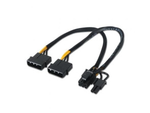 Comprar Cabo de Alimentação Cartão Gráfico Aisens A131-0165 - 2x Molex Macho, Molex 6+2 PIN Macho - Até 54W Cabo de Alimentação Cartão Gráfico Aisens A131-0165 - 2x Molex Macho, Molex 6+2 PIN Macho - Até 54W