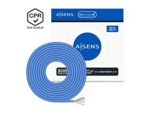 Comprar Bobina de Cabo RJ45 Cat.6 Aisens UTP 100m LSZH CPR Dca AWG24 Bobina de Cabo RJ45 Cat.6 Aisens UTP 100m LSZH CPR Dca AWG24