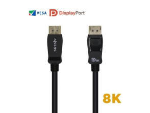 Comprar Cabo DisplayPort 1.4 8K Aisens A149-0432/ DisplayPort Macho - DisplayPort Macho/ 2m/ Certificado - Preto Cabo DisplayPort 1.4 8K Aisens A149-0432/ DisplayPort Macho - DisplayPort Macho/ 2m/ Certificado - Preto
