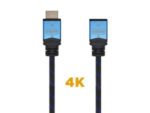Comprar Cabo Alargador HDMI Aisens A120-0453/ HDMI Macho - HDMI Hembra/ 2m/ Negro - Azul Cabo Alargador HDMI Aisens A120-0453/ HDMI Macho - HDMI Hembra/ 2m/ Negro - Azul