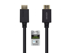 Comprar Cabo HDMI 2.1 8K Aisens A150-0424/ HDMI Macho - HDMI Macho/ 3m/ Certificado - Preto Cabo HDMI 2.1 8K Aisens A150-0424/ HDMI Macho - HDMI Macho/ 3m/ Certificado - Preto