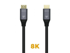 Comprar Cabo HDMI 2.1 8K Aisens A150-0425/ HDMI Macho - HDMI Macho/ 50cm - Gris Negro Cabo HDMI 2.1 8K Aisens A150-0425/ HDMI Macho - HDMI Macho/ 50cm - Gris Negro