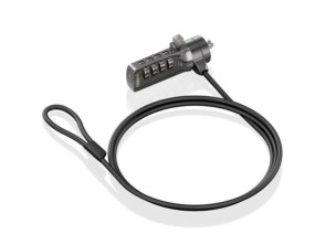 Comprar Cabo de Segurança para Portátils Aisens ASLK-D40N03-BK - 1.5m Cabo de Segurança para Portátils Aisens ASLK-D40N03-BK - 1.5m