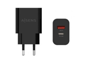 Comprar Carregador de Pared Aisens A110-0682/ 1xUSB Tipo-C/ 1x USB - 20W Carregador de Pared Aisens A110-0682/ 1xUSB Tipo-C/ 1x USB - 20W