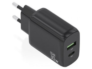 Comprar Carregador de Pared GaN Aisens A110-0924 | 30W | 1xUSB Tipo-C e 1xUSB Carregador de Pared GaN Aisens A110-0924 | 30W | 1xUSB Tipo-C e 1xUSB