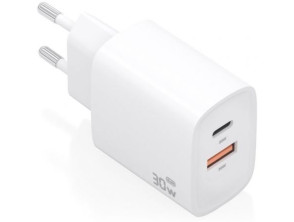 Comprar Carregador de Pared GaN Aisens A110-0952/ 1xUSB Tipo-C/ 1xUSB/ 30W Carregador de Pared GaN Aisens A110-0952/ 1xUSB Tipo-C/ 1xUSB/ 30W