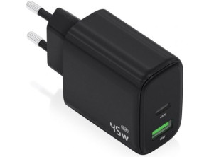 Comprar Carregador de Pared GaN Aisens A110-0972/ 1xUSB Tipo-C/ 1xUSB/ 45W Carregador de Pared GaN Aisens A110-0972/ 1xUSB Tipo-C/ 1xUSB/ 45W