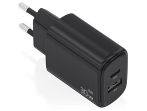 Comprar Carregador de Pared GaN Aisens A110-0978 30W 1xUSB Tipo-C 1xUSB Carregador de Pared GaN Aisens A110-0978 30W 1xUSB Tipo-C 1xUSB
