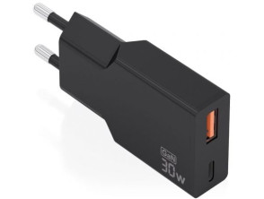 Comprar Carregador de Pared GaN Aisens A110-1005 30W 1xUSB Tipo-C 1xUSB Carregador de Pared GaN Aisens A110-1005 30W 1xUSB Tipo-C 1xUSB