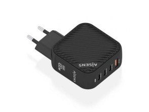 Comprar Carregador de Pared GaN Aisens ASCH-100W4P029-BK com 3xUSB Tipo-C/ 1x USB Carregador de Pared GaN Aisens ASCH-100W4P029-BK com 3xUSB Tipo-C/ 1x USB