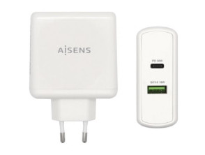 Comprar Carregador de Pared Aisens ASCH-2PD30QC-W/ 1xUSB Tipo-C/ 1x USB Carregador de Pared Aisens ASCH-2PD30QC-W/ 1xUSB Tipo-C/ 1x USB